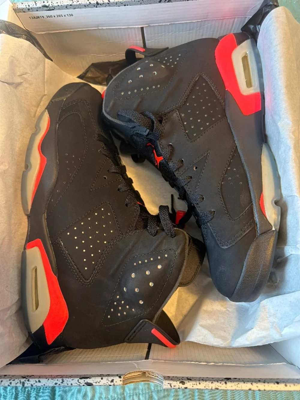 Jordan 6 Retro Black Infrared 10.5